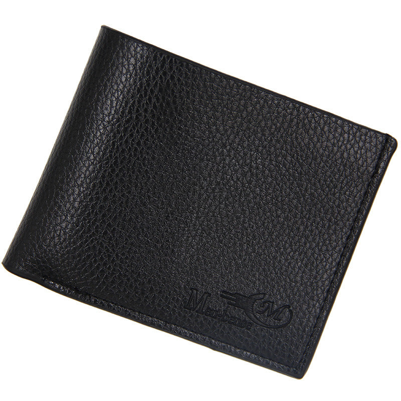 Men's Short Large Capacity Fashion Simple Thin Men's Wallets