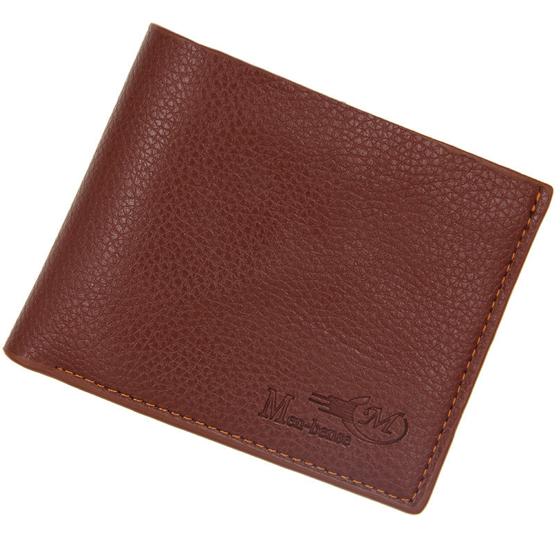 Men's Short Large Capacity Fashion Simple Thin Men's Wallets