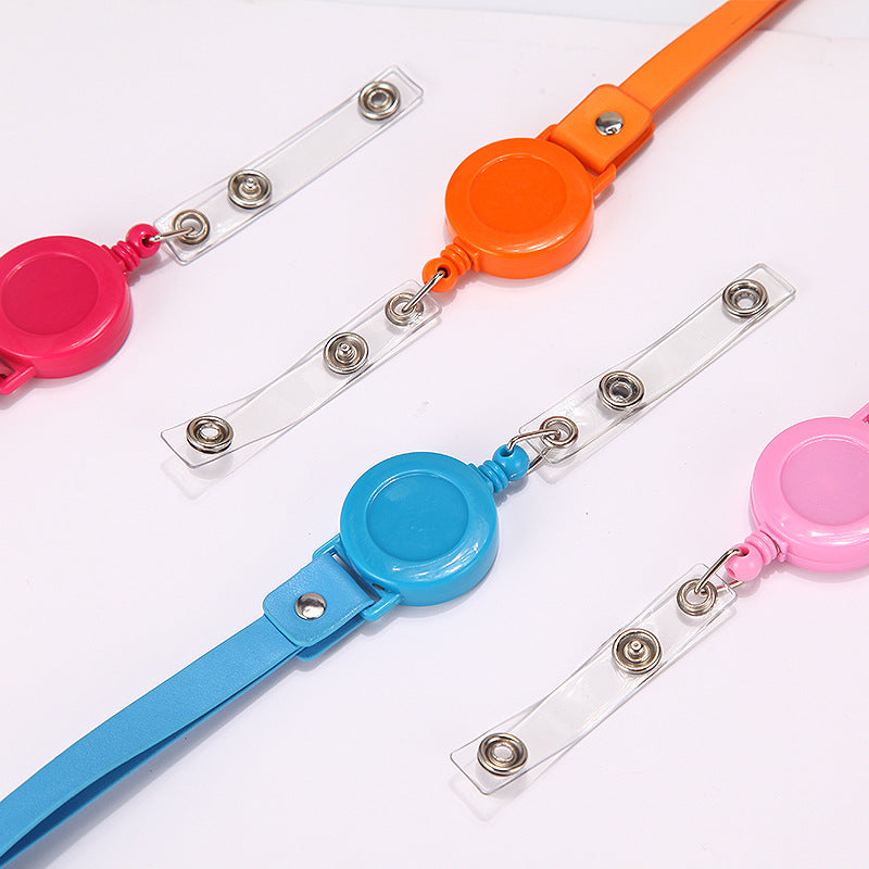 Lanyard Work Sets Retractable Can Sling Card Holder