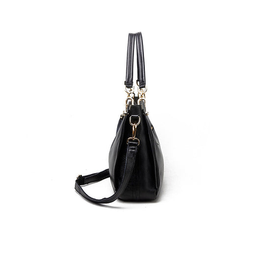 Women's Summer Street Fashion Leather Solid Crossbody Bags