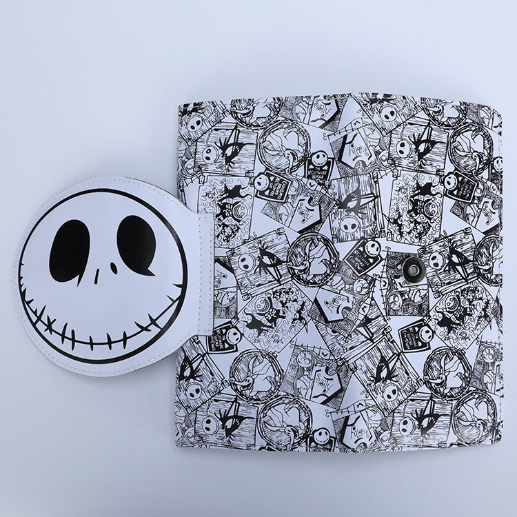 Cartoon Skull Male Female Long Leather Fashion Ladies Wallet