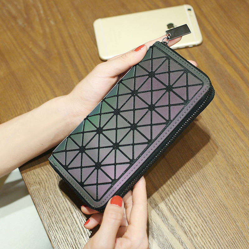 Women's Diamond Personalized Clutch Variety Lightning Long Ladies Wallet