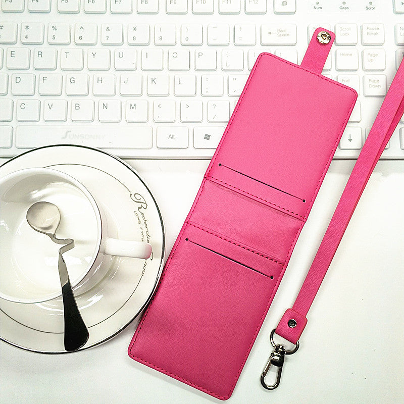 Genuine Leather Bank Traffic Access Control Card Holder