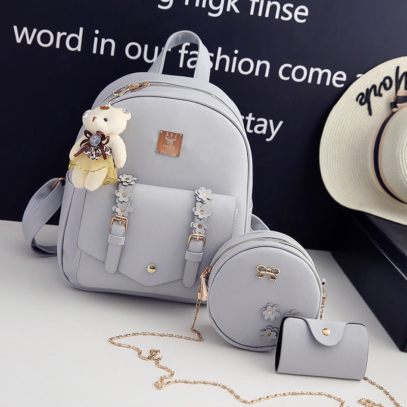 Women's Large Capacity Versatile Elegant Fashion Korean Backpacks