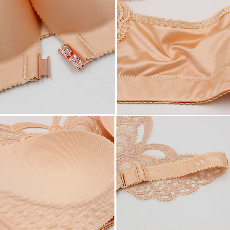 Fat Push Up Adjustable Beauty Back Glossy Surface Bras