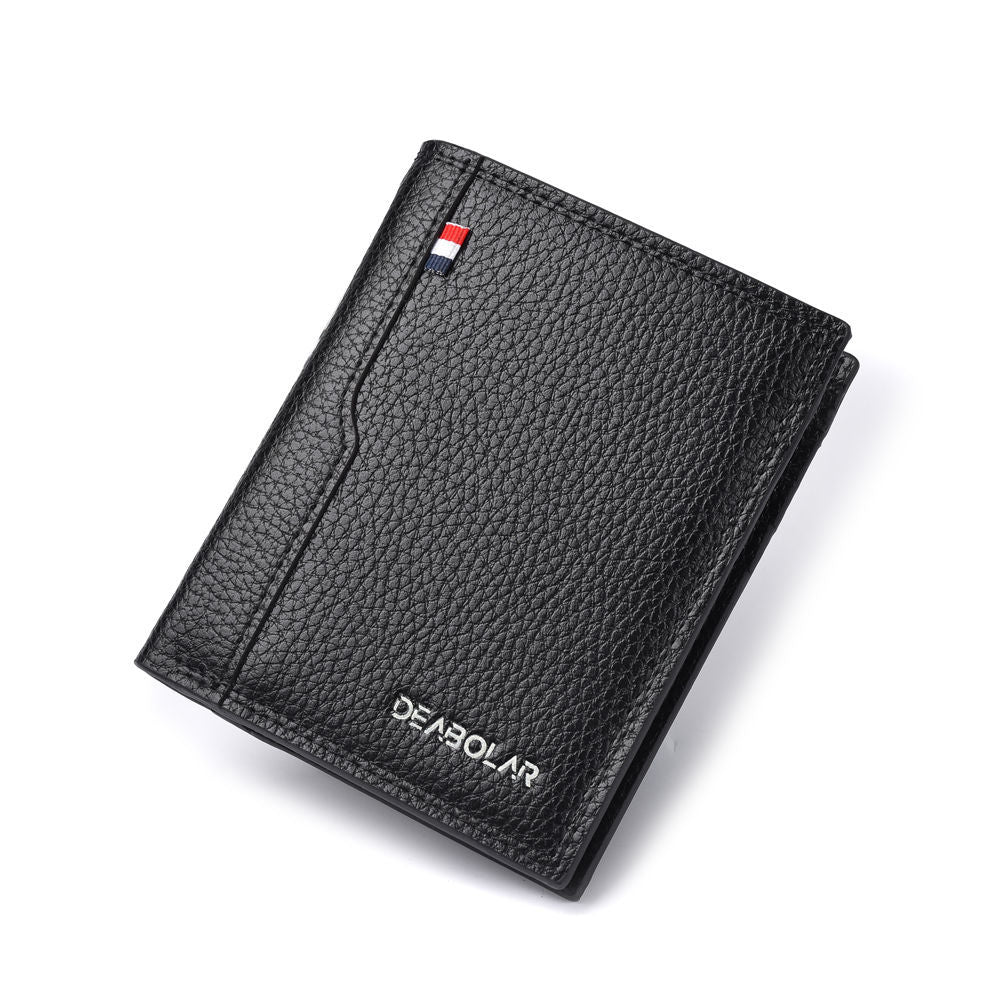 Men's Short Business Driving License Large Capacity Men's Wallets