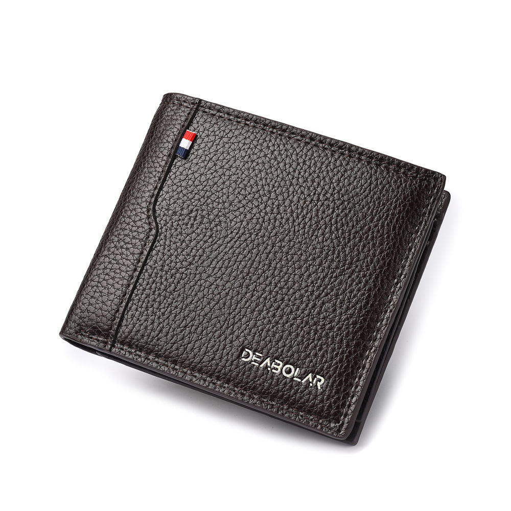 Men's Short Business Driving License Large Capacity Men's Wallets