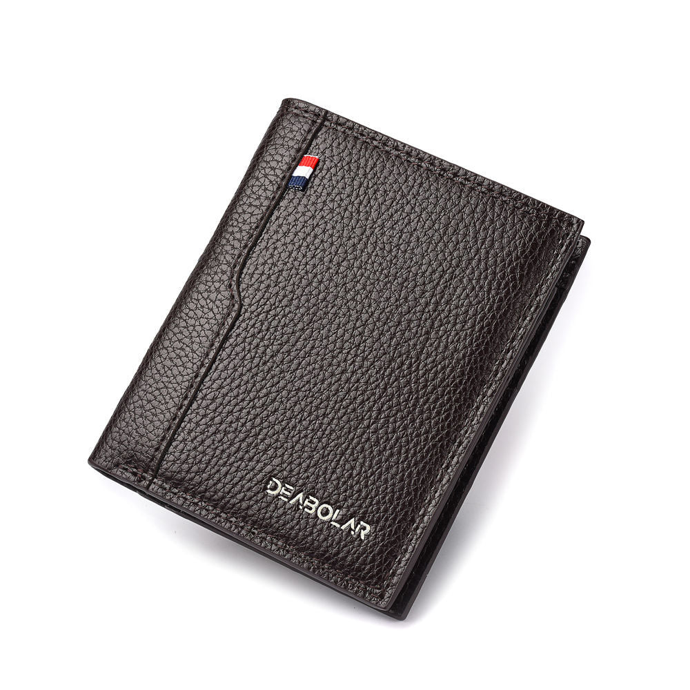 Men's Short Business Driving License Large Capacity Men's Wallets