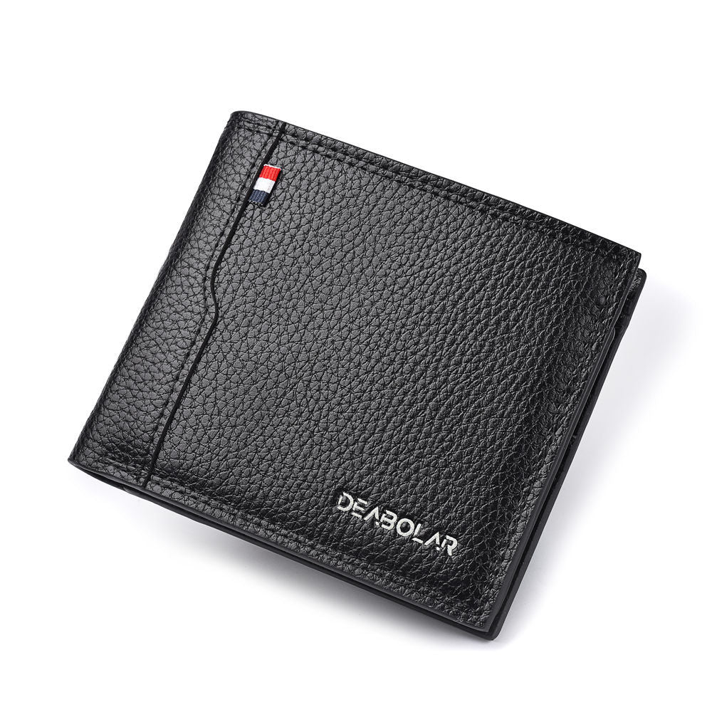 Men's Short Business Driving License Large Capacity Men's Wallets