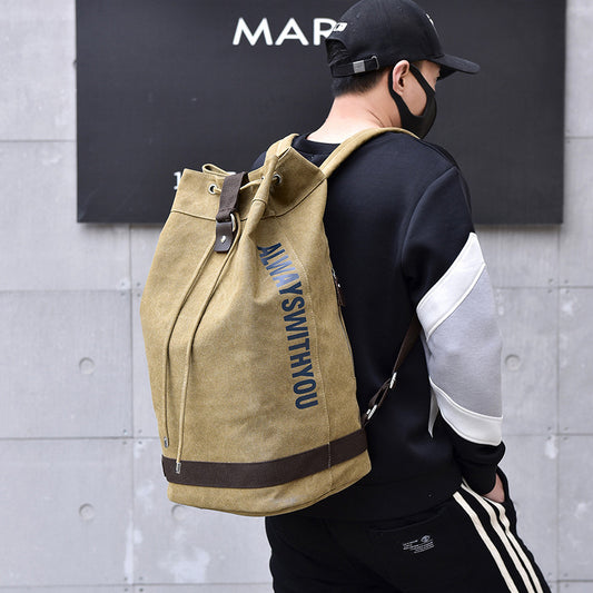 Durable Men's Fashion Canvas Computer Unisex Backpacks