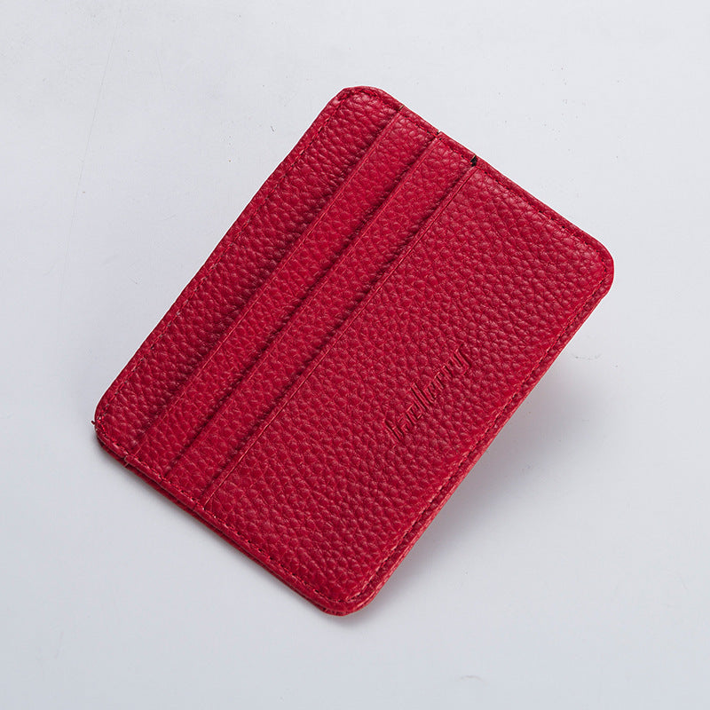 Women's & Men's & Creative Multiple Slots Short Thin Card Holder