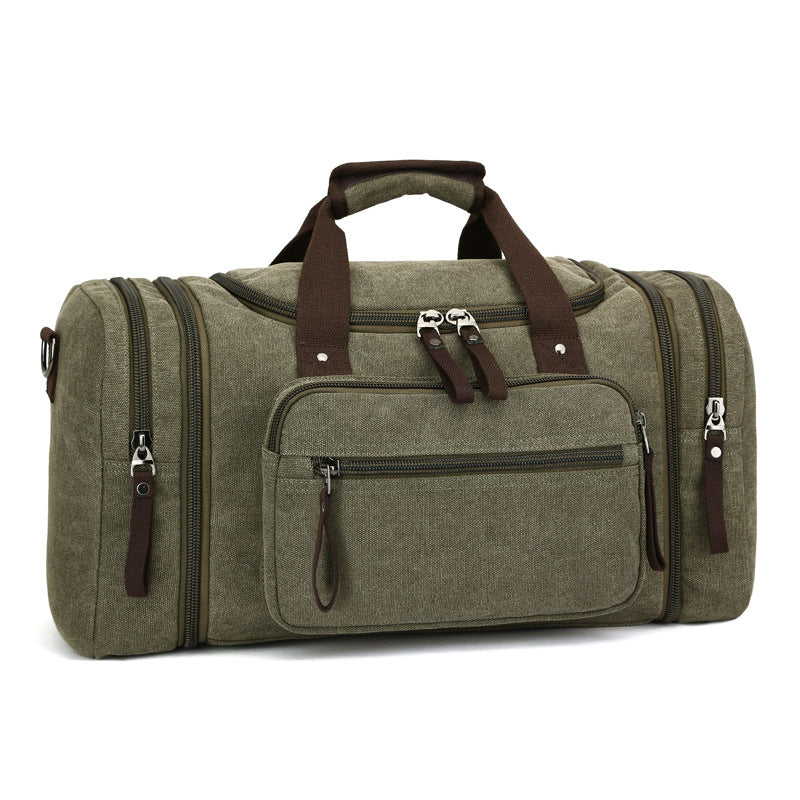 Fashion Portable Canvas Trendy Large Capacity Travel Bags