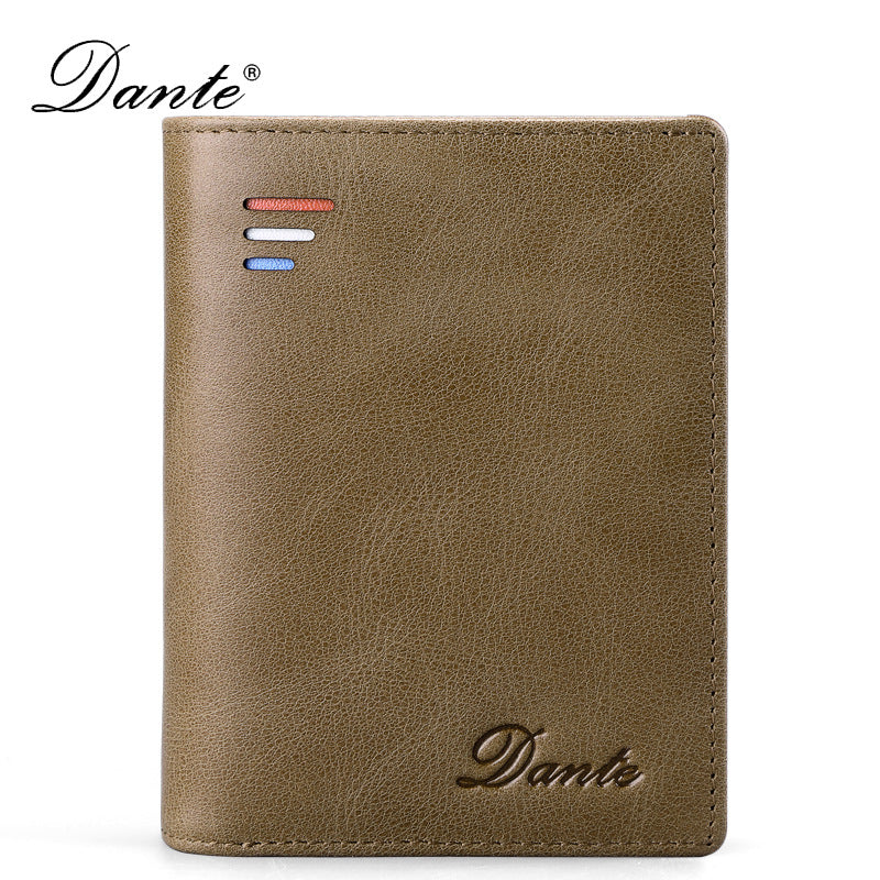 Men's Short Swiping Change Zipper Large Capacity Men's Wallets