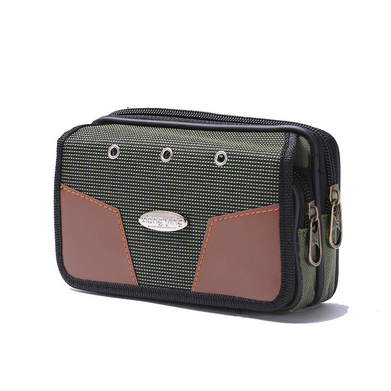 Men's Classy Multifunctional Horizontal Mobile Change Men's Waist Packs