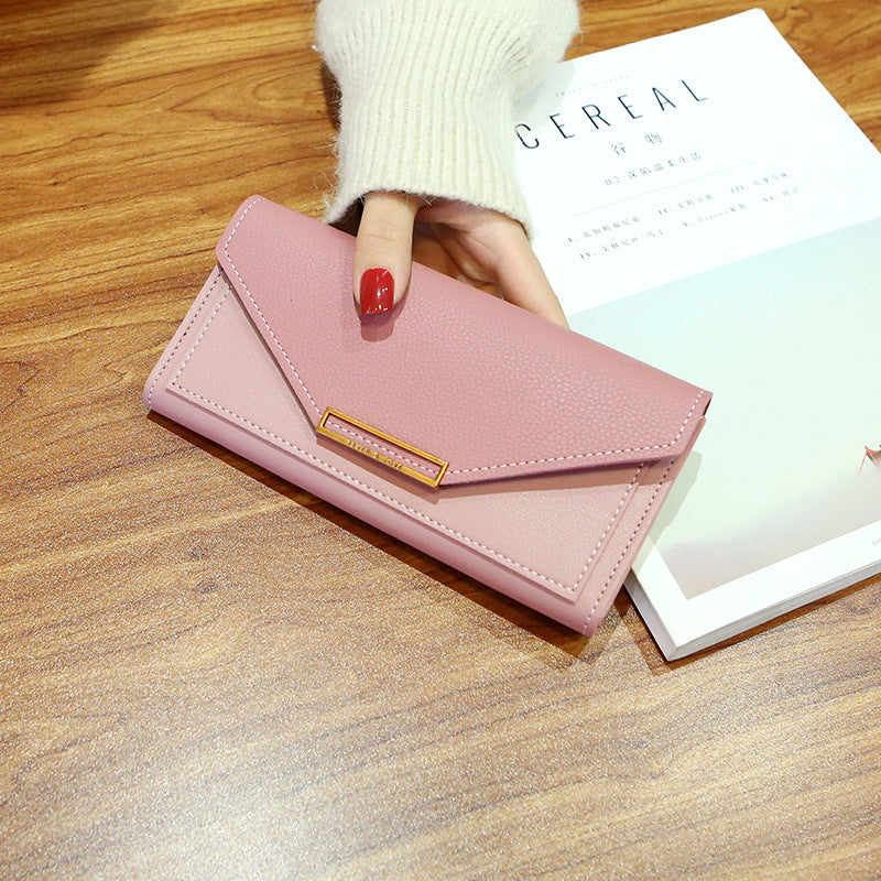 Women's Korean Fashionable Personalized Long Fresh Multifunctional Ladies Wallets
