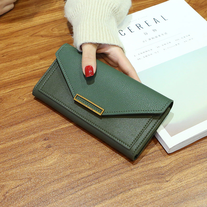 Women's Korean Fashionable Personalized Long Fresh Multifunctional Ladies Wallets