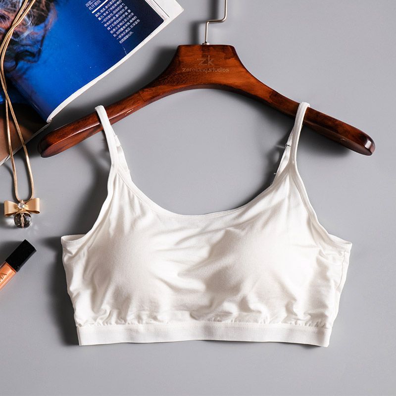 Women's Chest Pad One Piece Underwear Tube Top Summer Tanks Camis