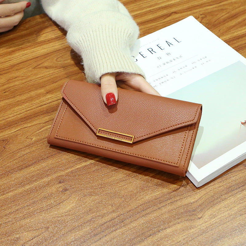 Women's Korean Fashionable Personalized Long Fresh Multifunctional Ladies Wallets