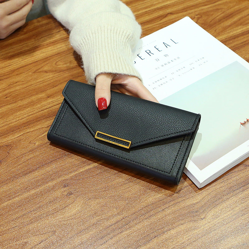 Women's Korean Fashionable Personalized Long Fresh Multifunctional Ladies Wallets