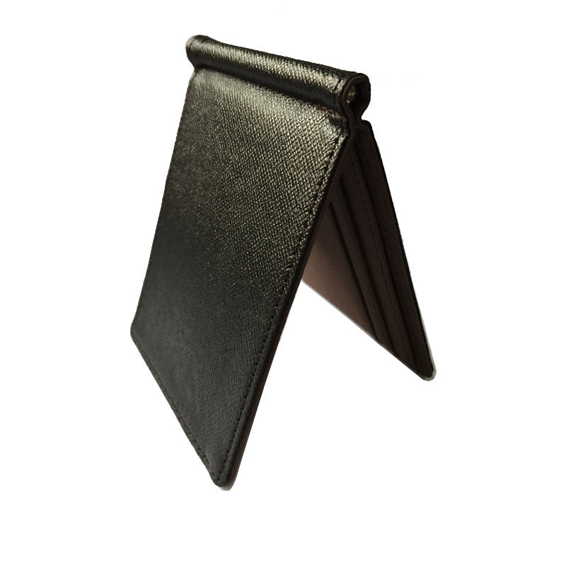 Men's Creative Fashion American Gold Clip Sewing Card Holder