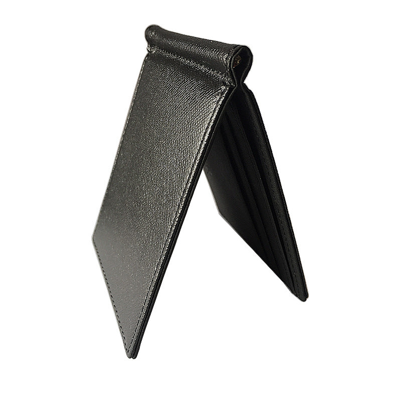 Men's Creative Fashion American Gold Clip Sewing Card Holder