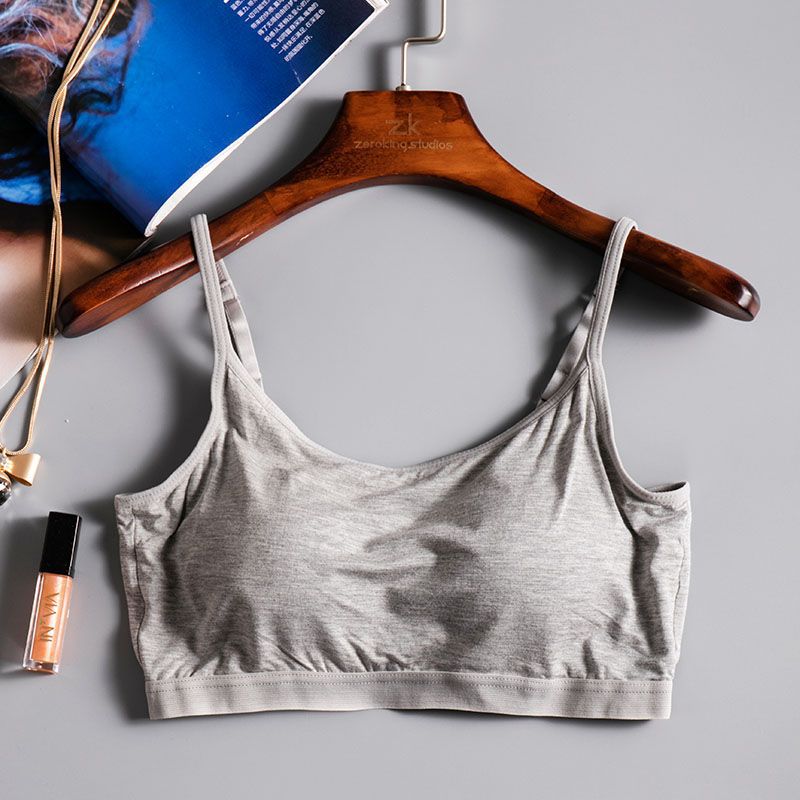 Women's Chest Pad One Piece Underwear Tube Top Summer Tanks Camis