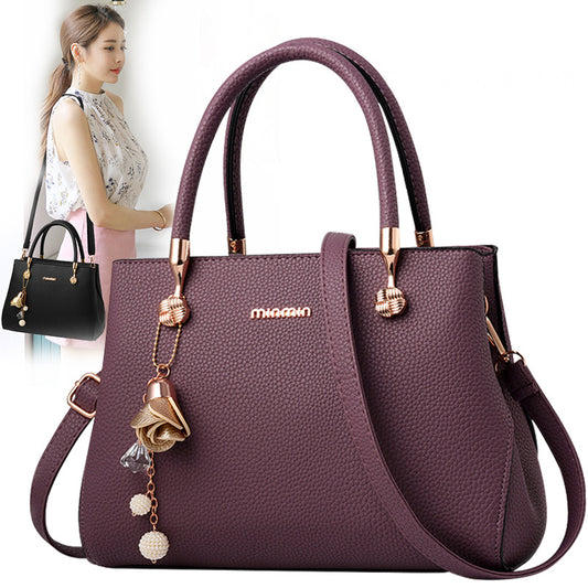 Women's Korean Style Versatile Generous Fashion Large Handbags