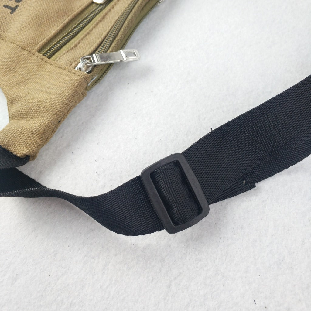 Men's Canvas Close-fitting Out Running Invisible Men's Waist Packs