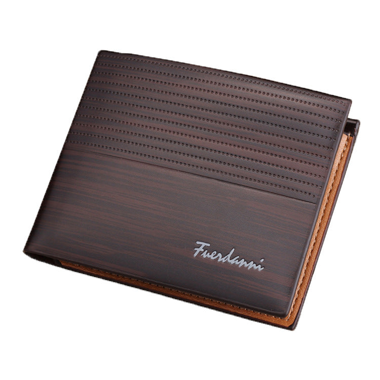 Graceful Men's Short Chic Multi Slots Men's Wallet