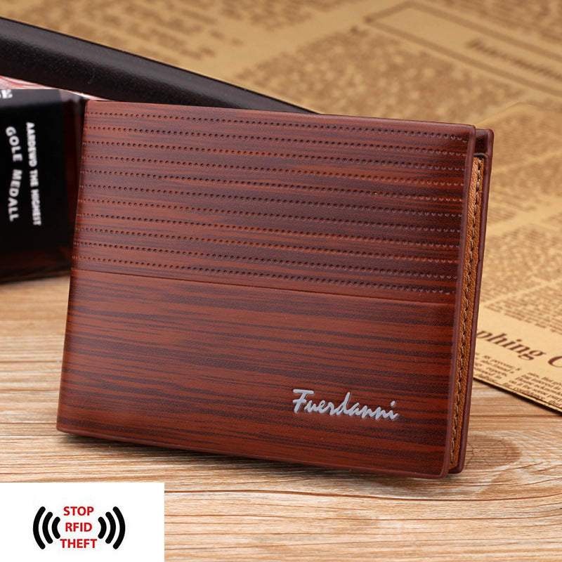 Graceful Men's Short Chic Multi Slots Men's Wallet