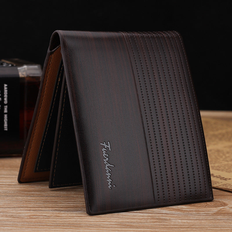 Graceful Men's Short Chic Multi Slots Men's Wallet