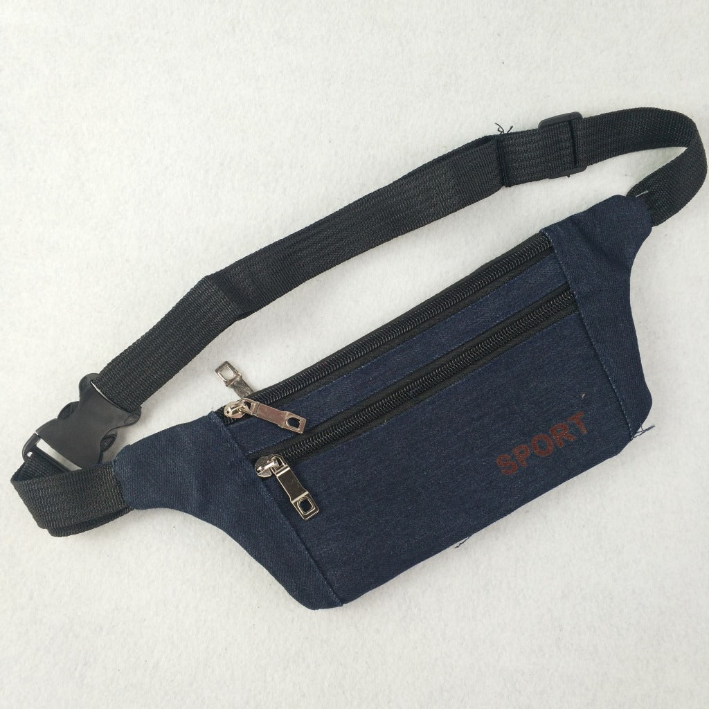 Men's Canvas Close-fitting Out Running Invisible Men's Waist Packs