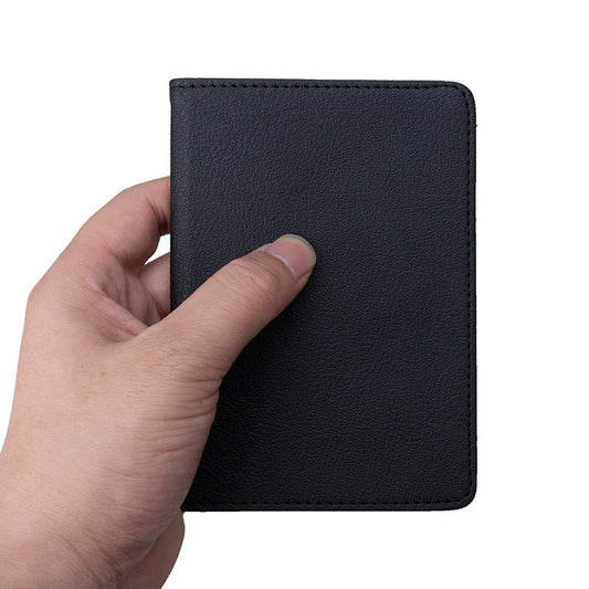 Brown Mouse Passport Double Multiple Slots Jacket Card Holder