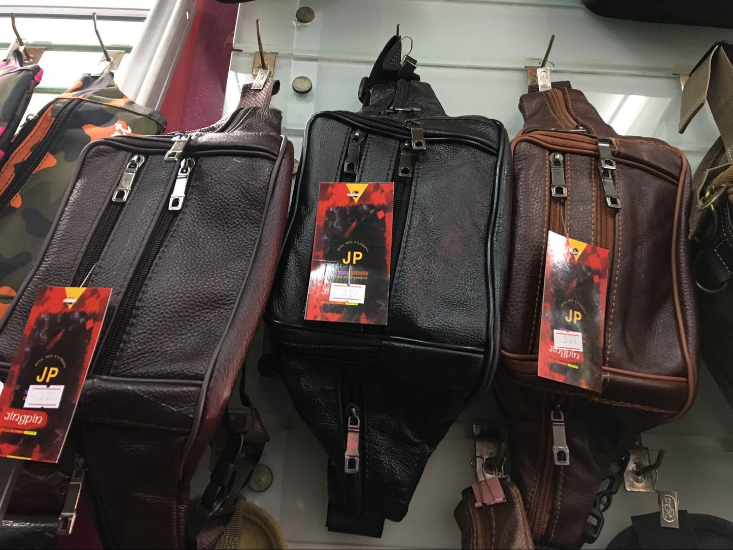 Men's Business Cash Checkout First Layer Cowhide Men's Waist Packs