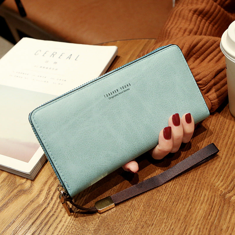 Women's Long Multifunctional Mobile Female Zipper Ladies Wallet