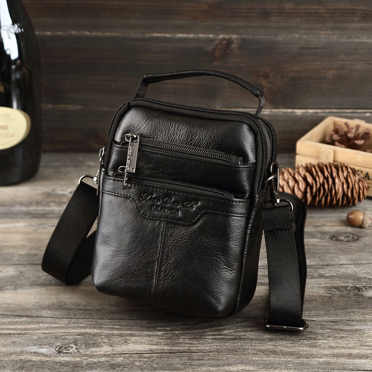 Men's Little Dori Cell Mobile Leather Mini Men's Waist Packs