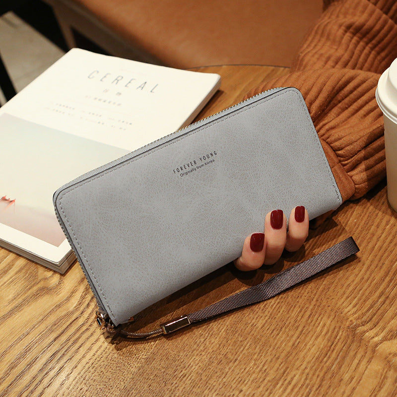 Women's Long Multifunctional Mobile Female Zipper Ladies Wallet