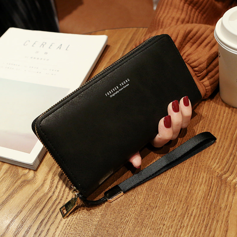 Women's Long Multifunctional Mobile Female Zipper Ladies Wallet