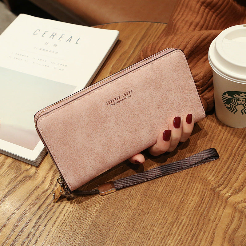 Women's Long Multifunctional Mobile Female Zipper Ladies Wallet