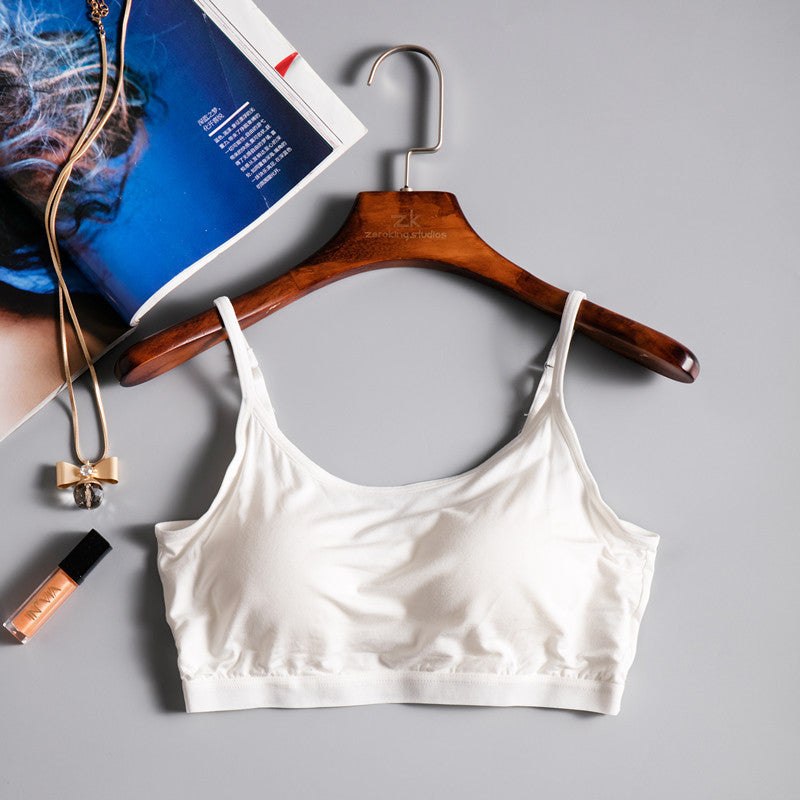 Women's Chest Pad One Piece Underwear Tube Top Summer Tanks Camis