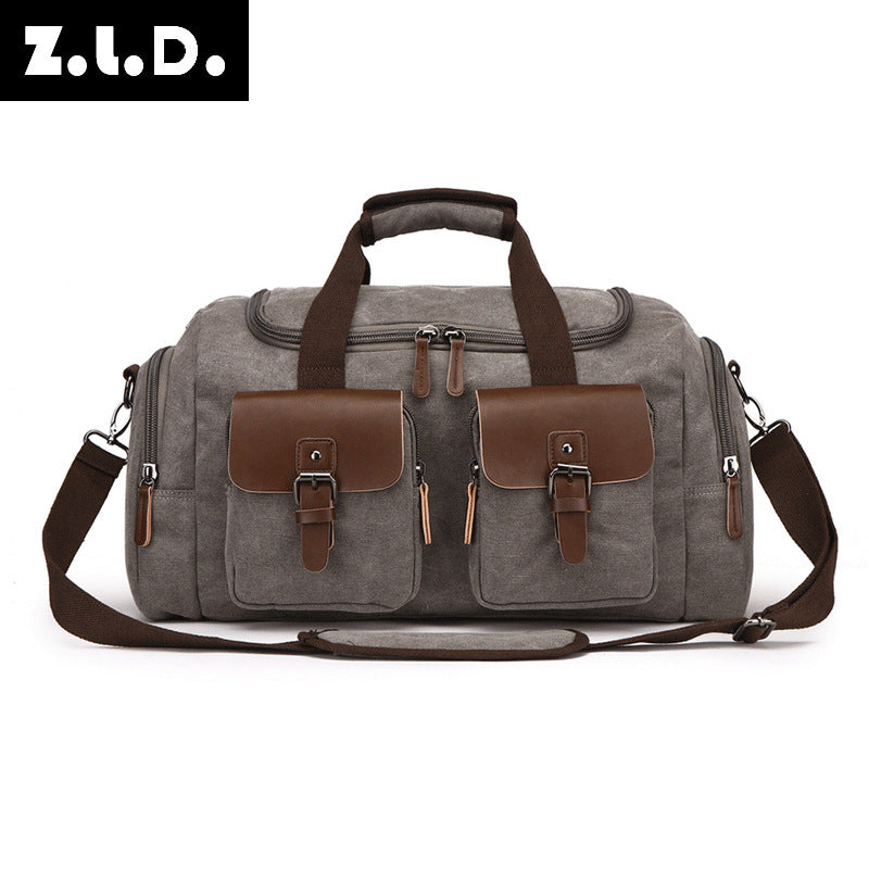 Popular Comfortable Creative Men's Fan Canvas Handbags
