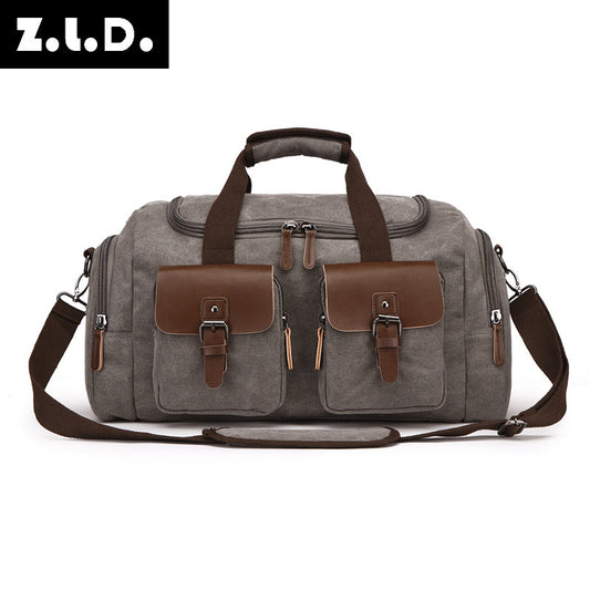Popular Comfortable Creative Men's Fan Canvas Handbags