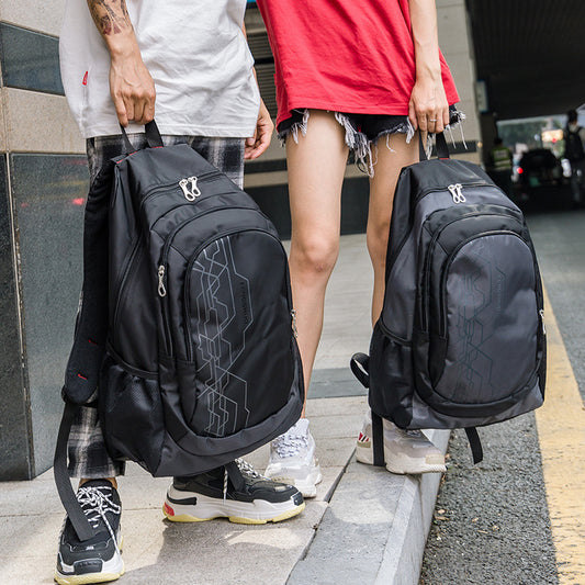 Trendy Cool Street Shooting Couple Fashion Color Backpacks