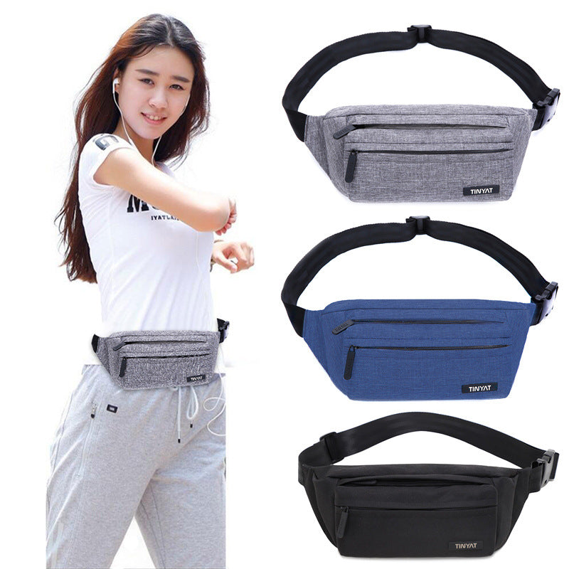 New Men's Leisure Mobile Waterproof One Men's Waist Packs