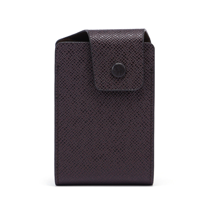 Cross Pattern Simple Multifunctional Change Clip Card Holder