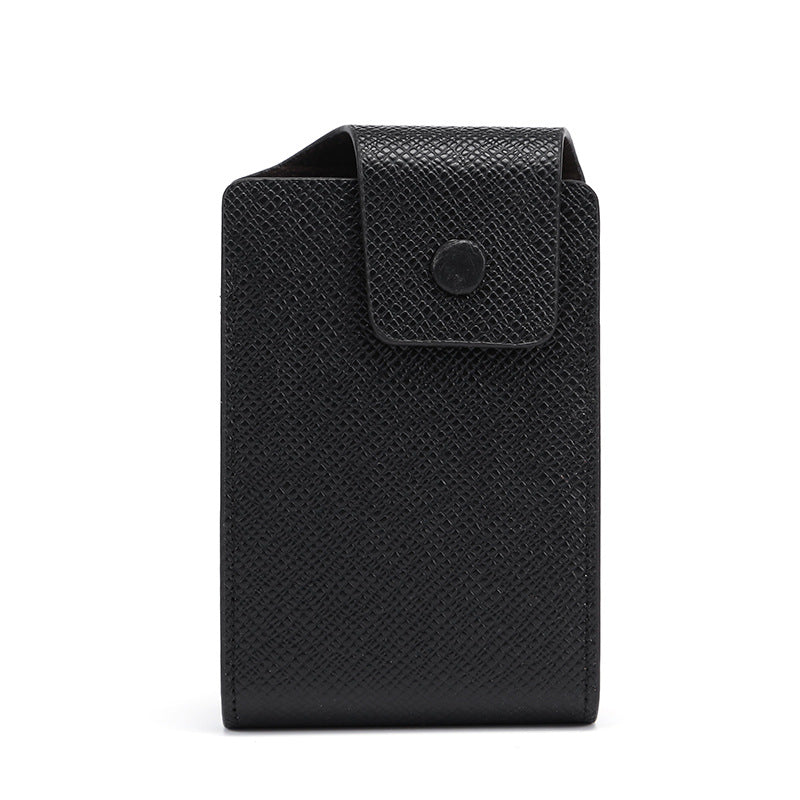 Cross Pattern Simple Multifunctional Change Clip Card Holder