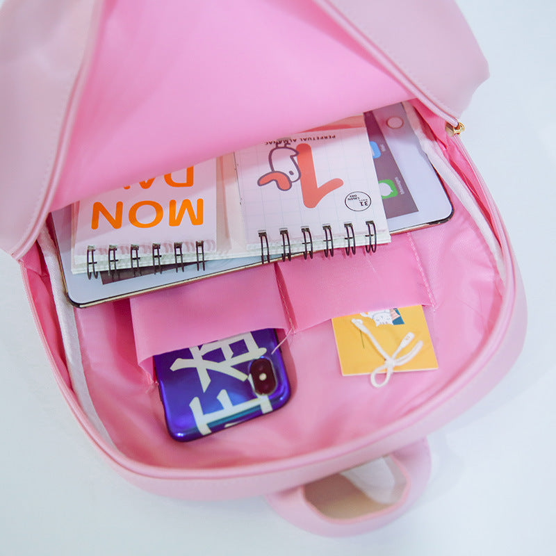 Female Korean Style Fashion Personality Transparent Backpacks