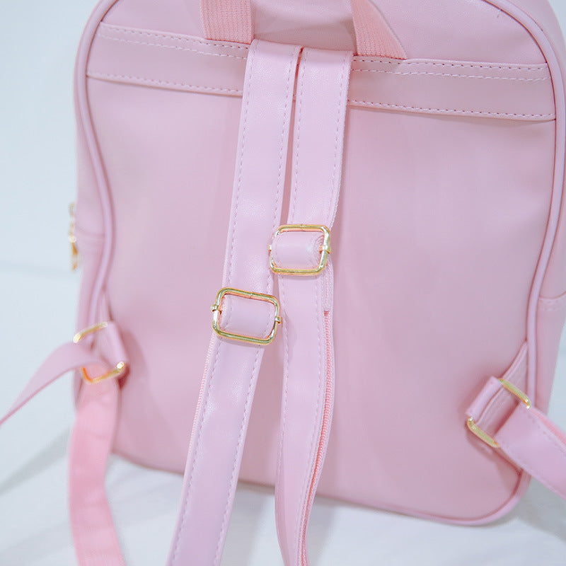 Female Korean Style Fashion Personality Transparent Backpacks