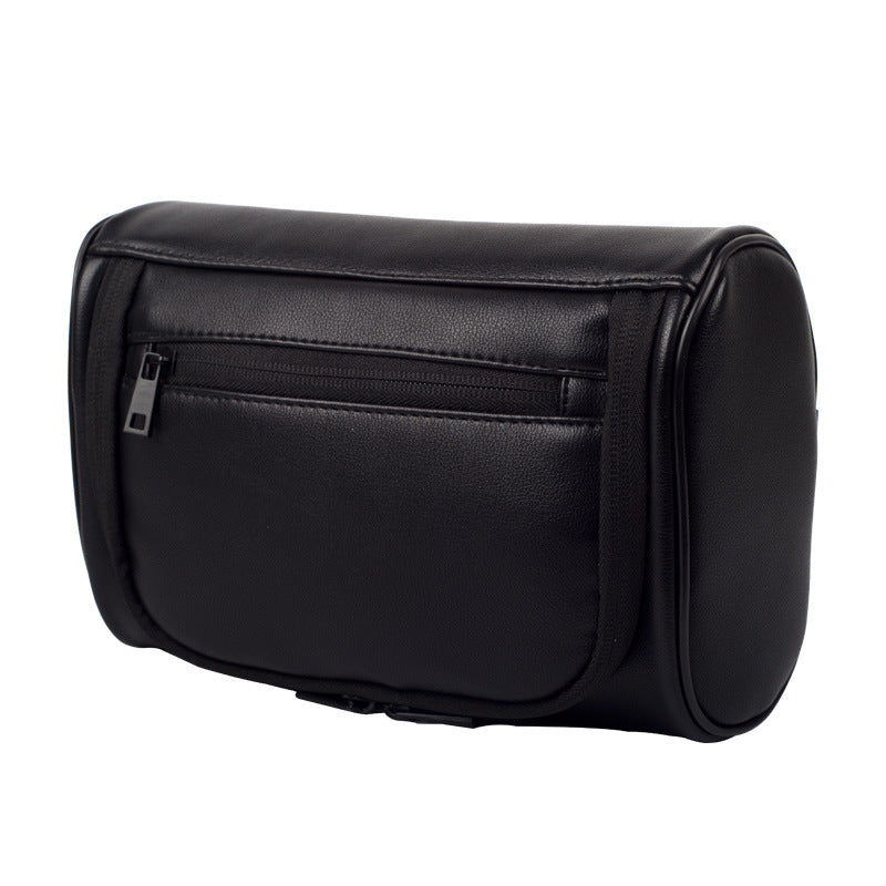 Men's Leather Small-size Full Toiletry Waterproof Makeup Cosmetic Bags