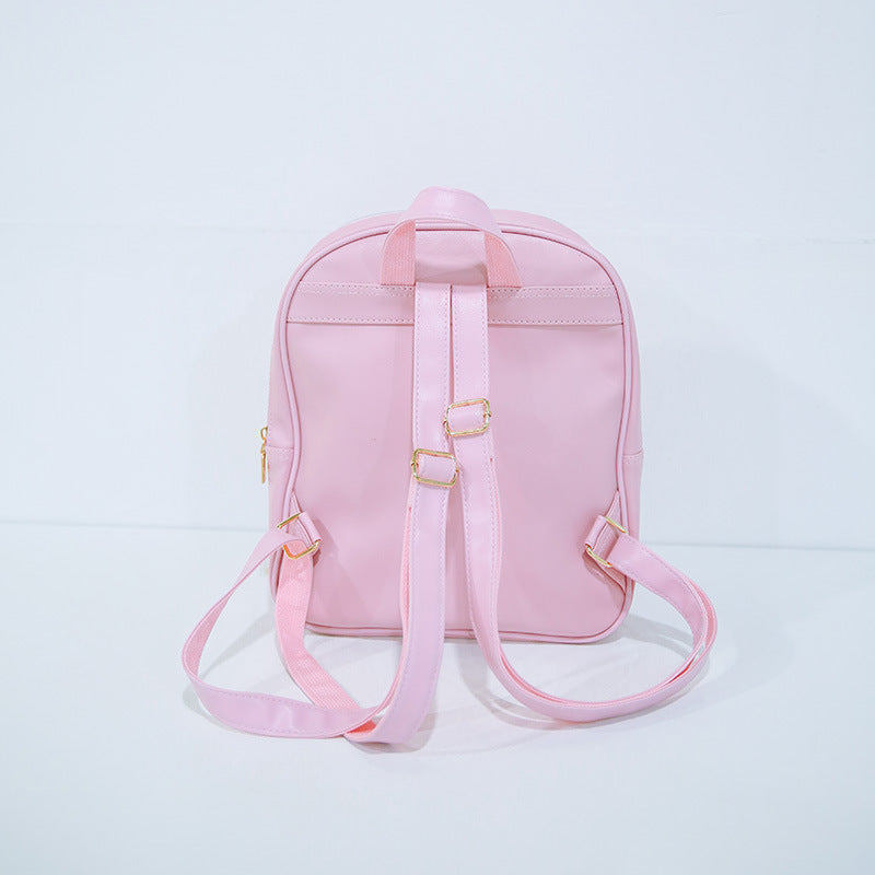 Female Korean Style Fashion Personality Transparent Backpacks